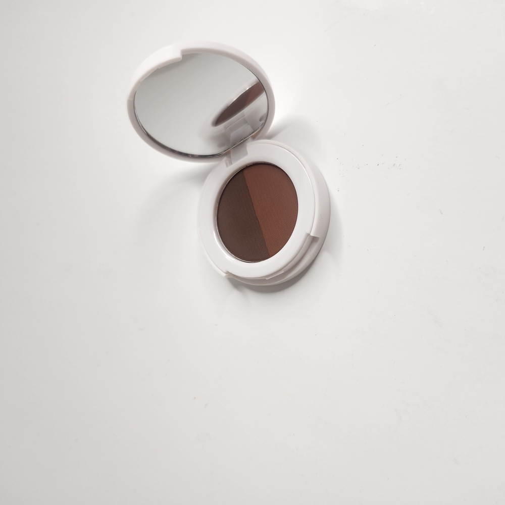 NIB BH Brow Duo Dual-Tone Brown Eyeshadow Palette Color AUBURN